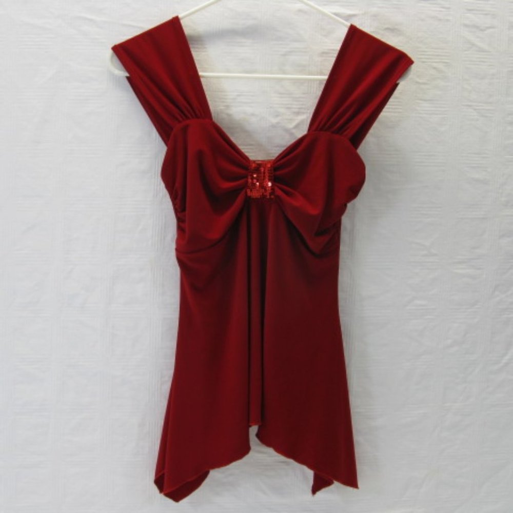 Dressy Red Top